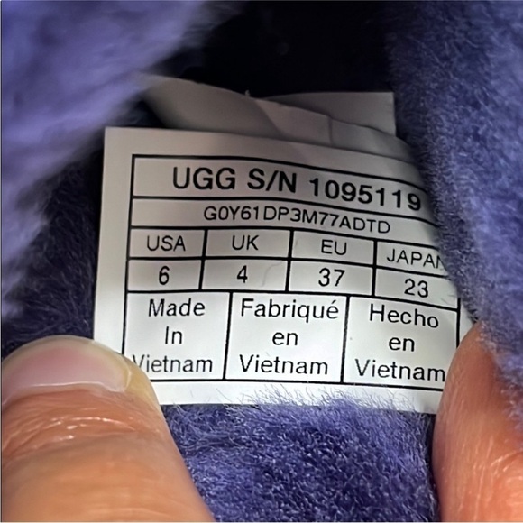 UGG Fluffy Yeah Slip On Elastic Slingback Slide Slippers 6 - Picture 8 of 12